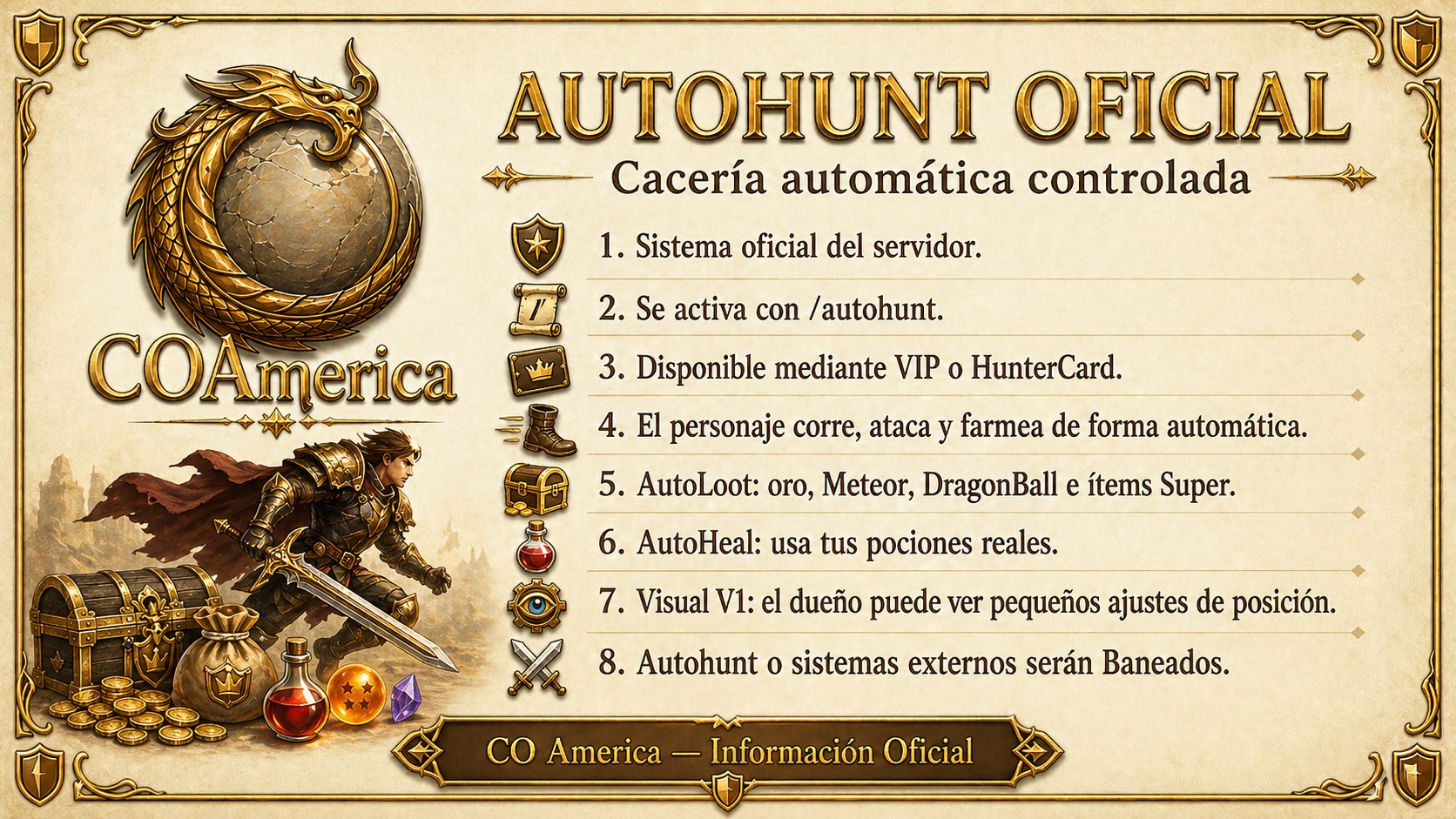 GUÃA OFICIAL â€” AUTOHUNT / AUTOCACERÃA